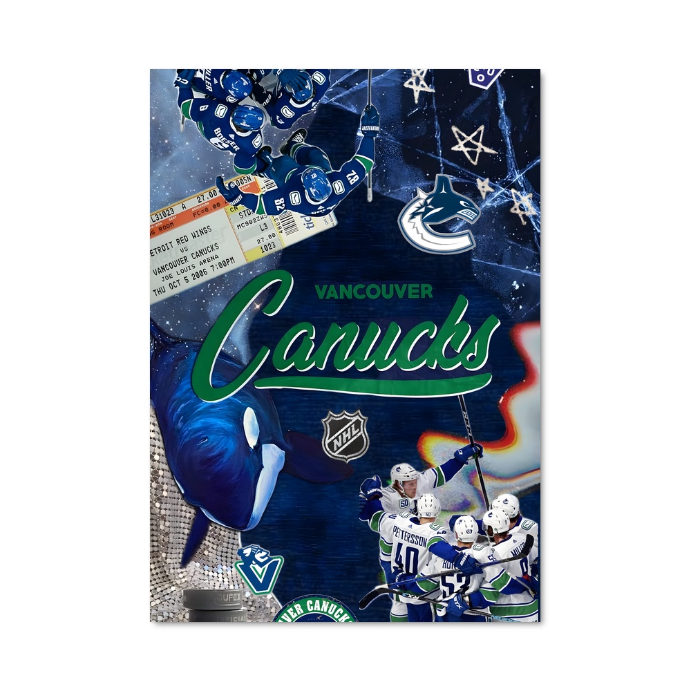 Poster Canucks en Action
